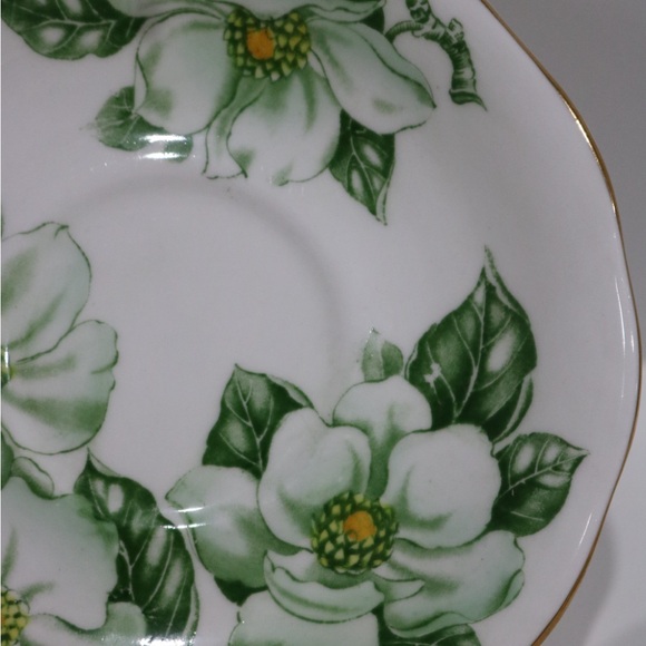 Queen Anne “Magnolia” Teacup & Saucer Bone China England Collectible - Picture 3 of 16